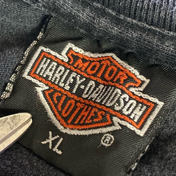 VTG 90s Harley Davidson Sturgis Tshirt XL Buffalo Distressed Thin Single Stitch - Picture 9 of 14